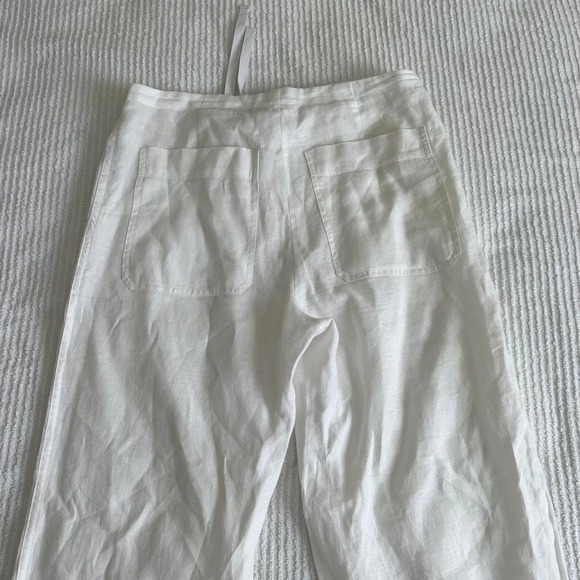 Faherty Sands White Linen Pant - Picture 5 of 5